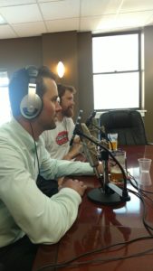 President, Shane Uttich (closest); General Manager, Drew Johnson