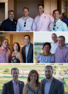 (Clockwise from top left) n Erik Merton, Steve Shaffer, Eric Goodman, Chris Goodman. n Meredith Lucas, Randy Braun, Ray Lucas. n Troy Cunningham, Kristie & Dustin Williams. n Adrian Brown, Cristy Brown, Matt Willingera.