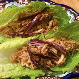 Pork Carnitas Lettuce Wrap