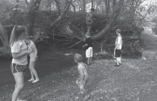 Can’t beat a summer trip to the creek.