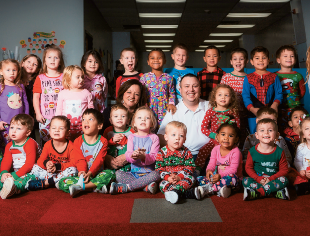 “WE ARE ON A 15-MONTH WAITING LIST RIGHT NOW AND HAVE 96 KIDS, 20 EMPLOYEES, AND IT’S THE BEST DECISION WE’VE EVER MADE.” –Jenny Hupp, who co-owns Cheerful Children Daycare/Preschool Center with her husband, Scotty Hupp