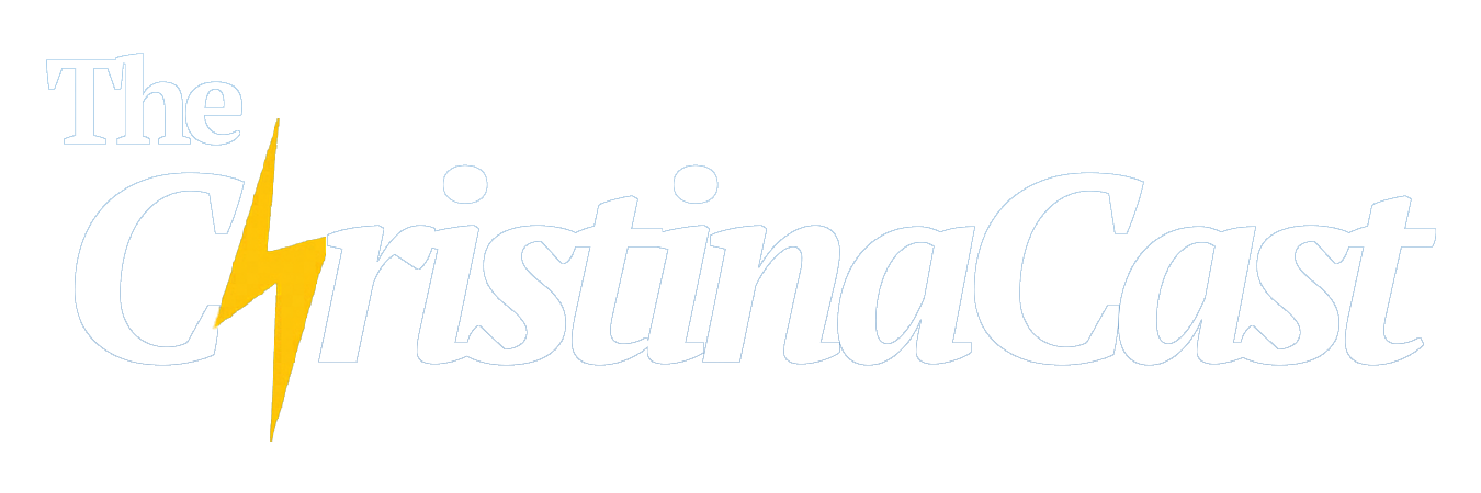 The ChristianCast logo with a yellow lightning bolt crossing the text